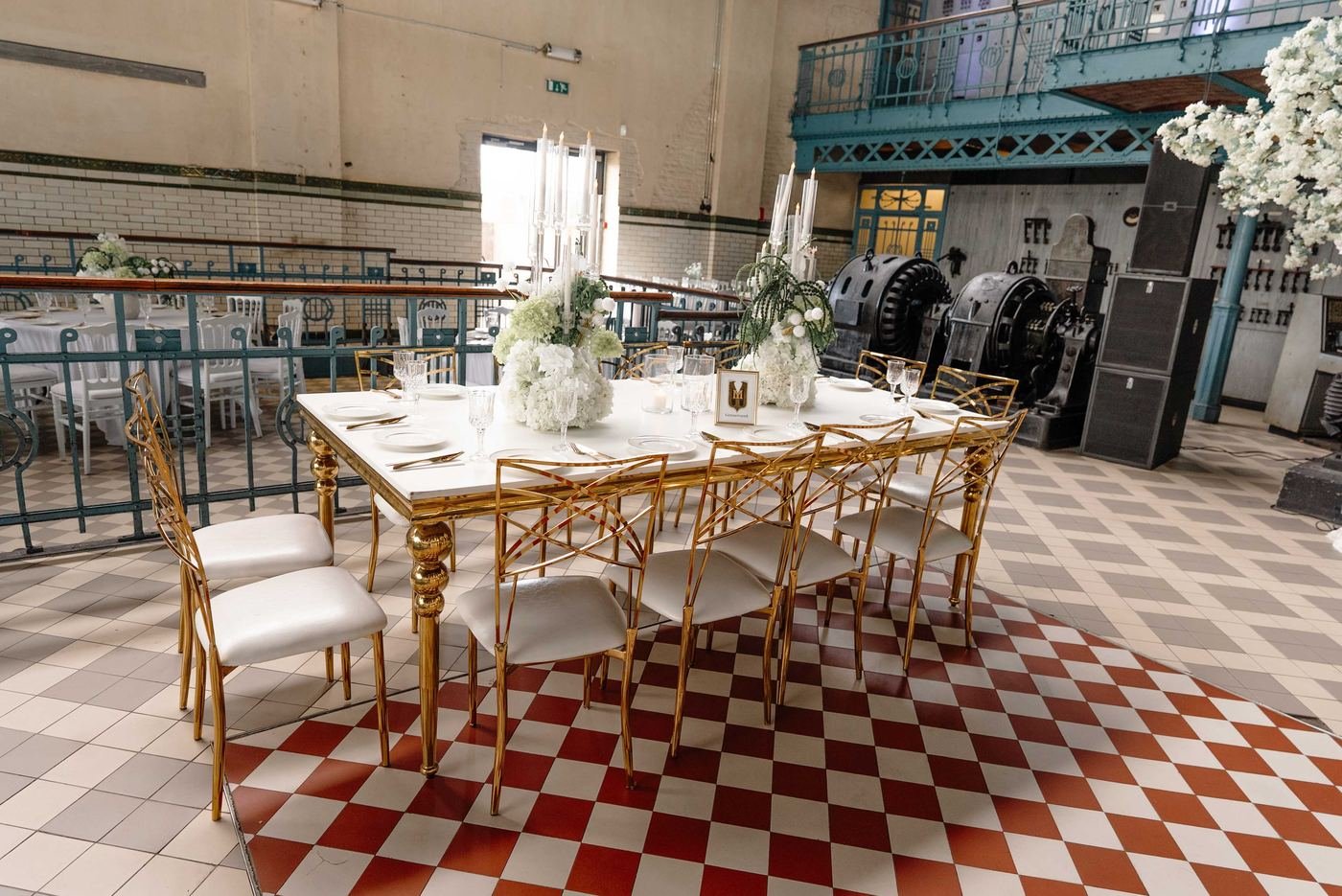 Zaal aangekleed door Royal Decor