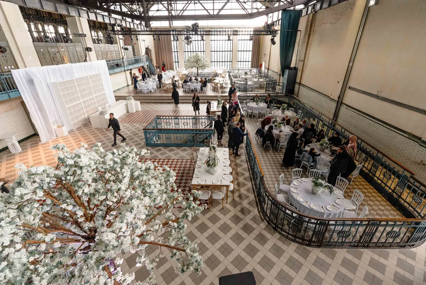 Zaal aangekleed door Royal Decor