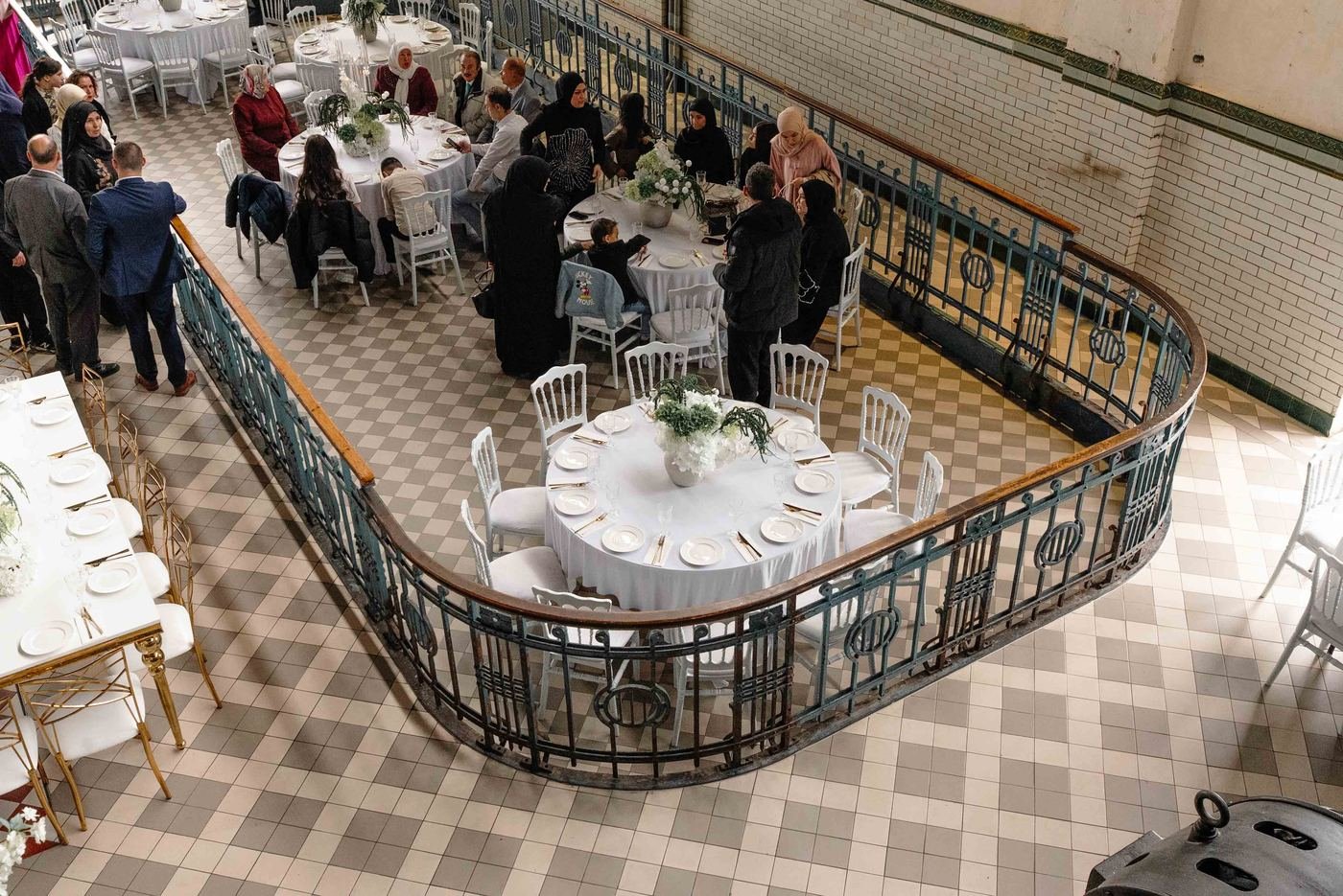 Zaal aangekleed door Royal Decor