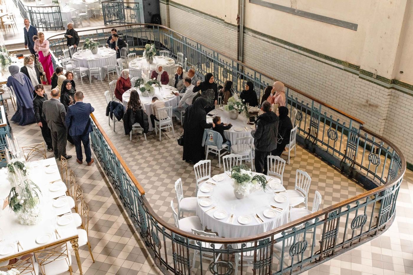 Zaal aangekleed door Royal Decor