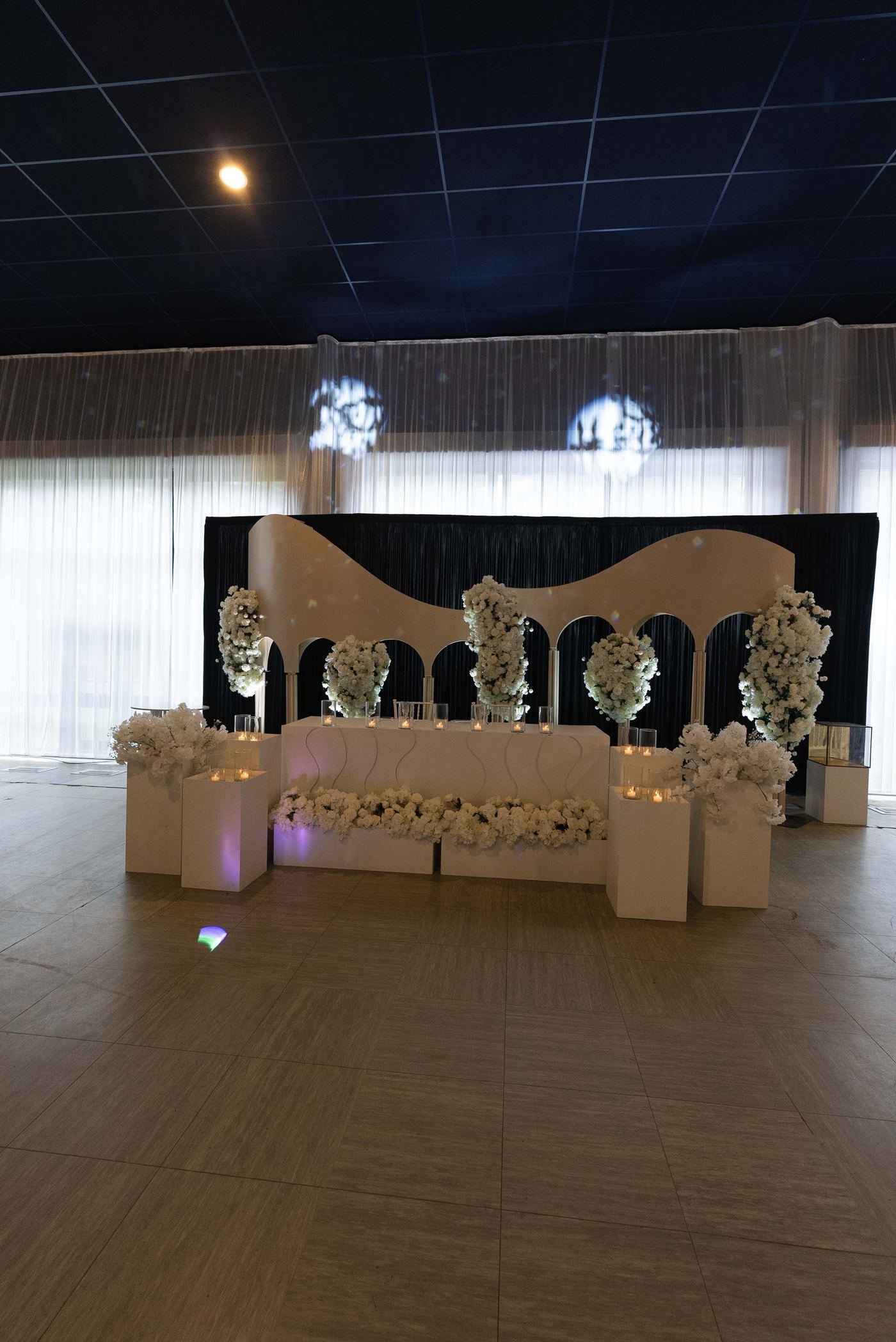 Zaal aangekleed door Royal Decor