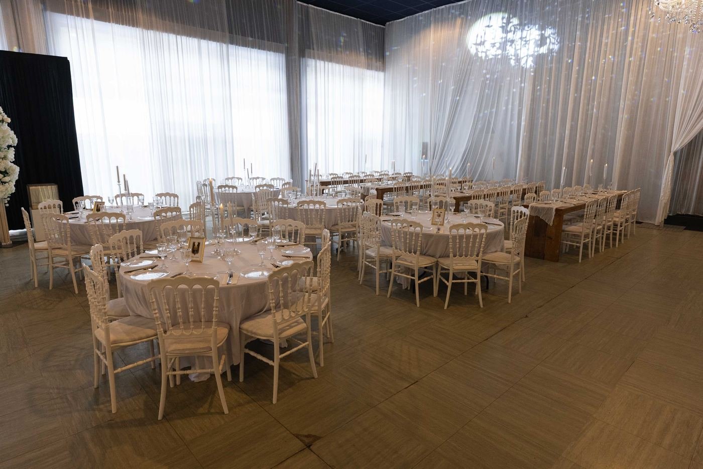 Zaal aangekleed door Royal Decor