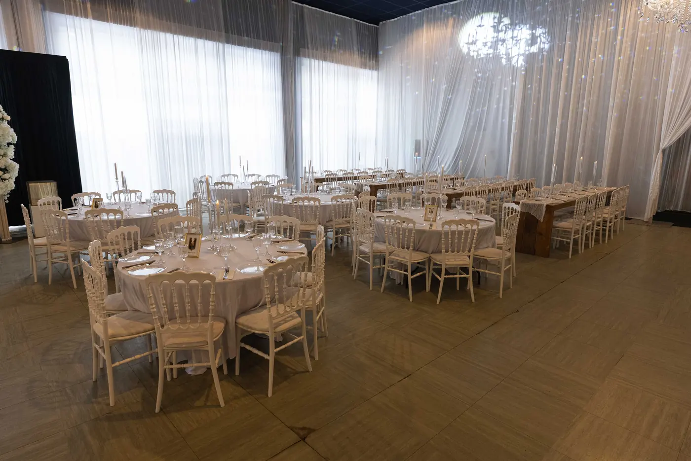 Zaal aangekleed door Royal Decor