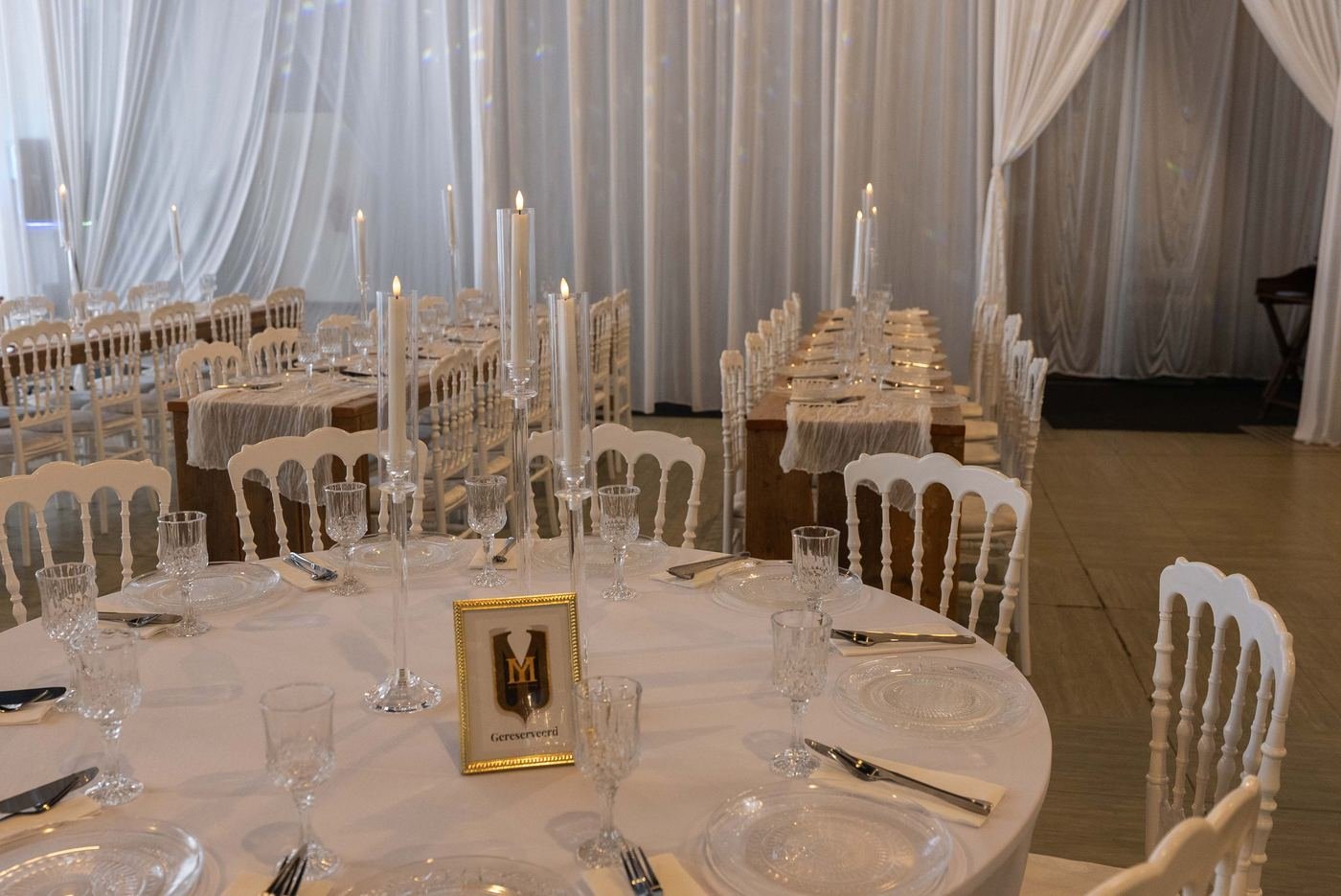 Zaal aangekleed door Royal Decor
