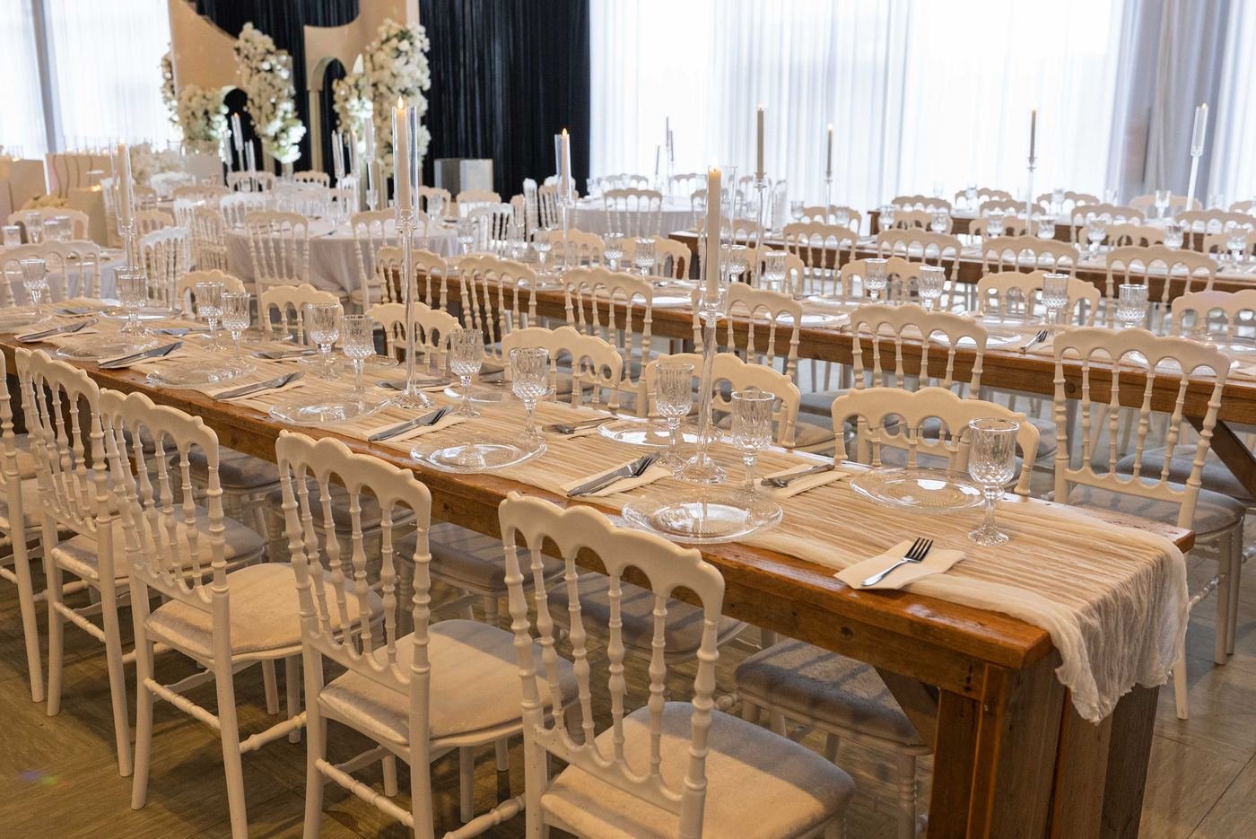 Zaal aangekleed door Royal Decor