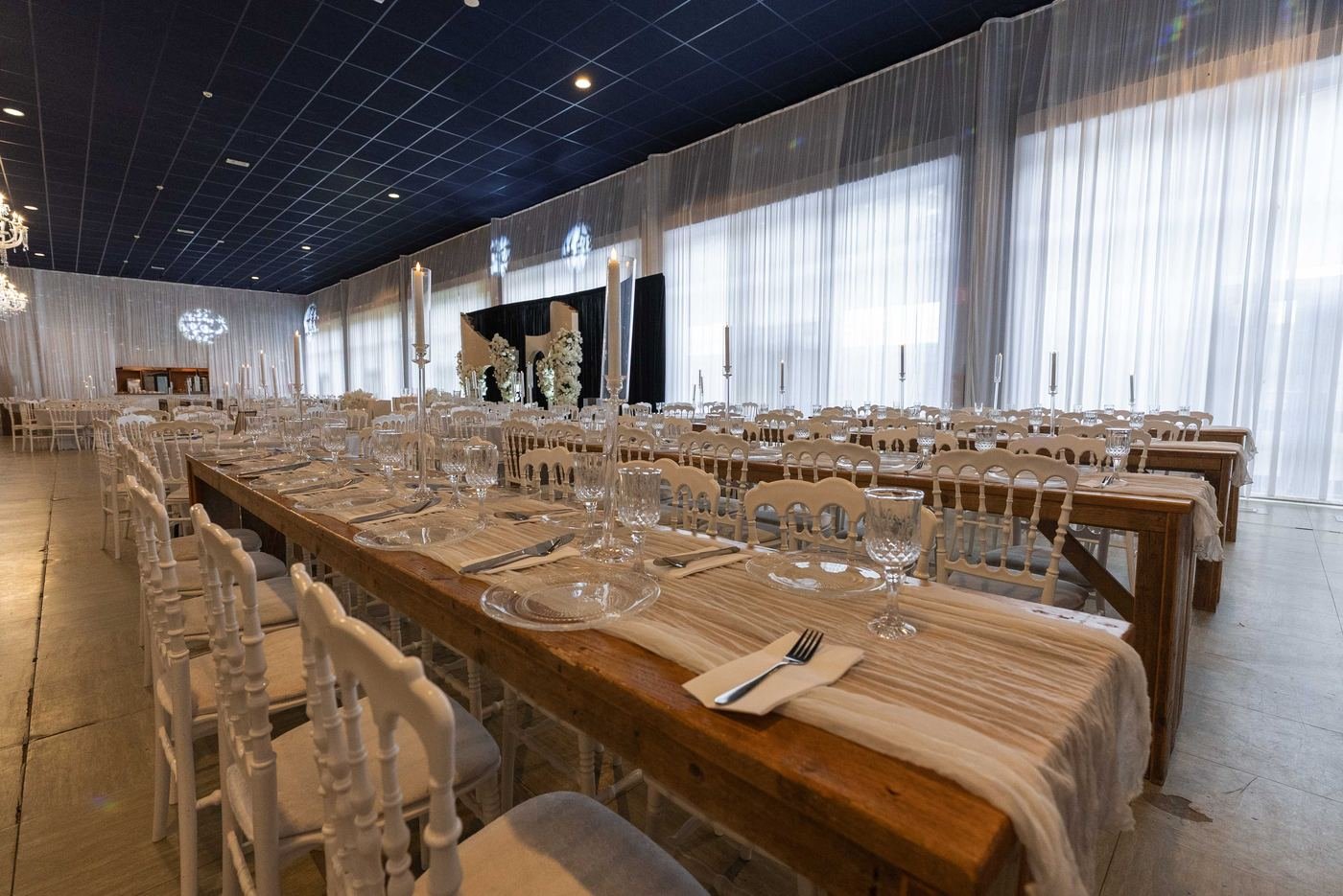 Zaal aangekleed door Royal Decor