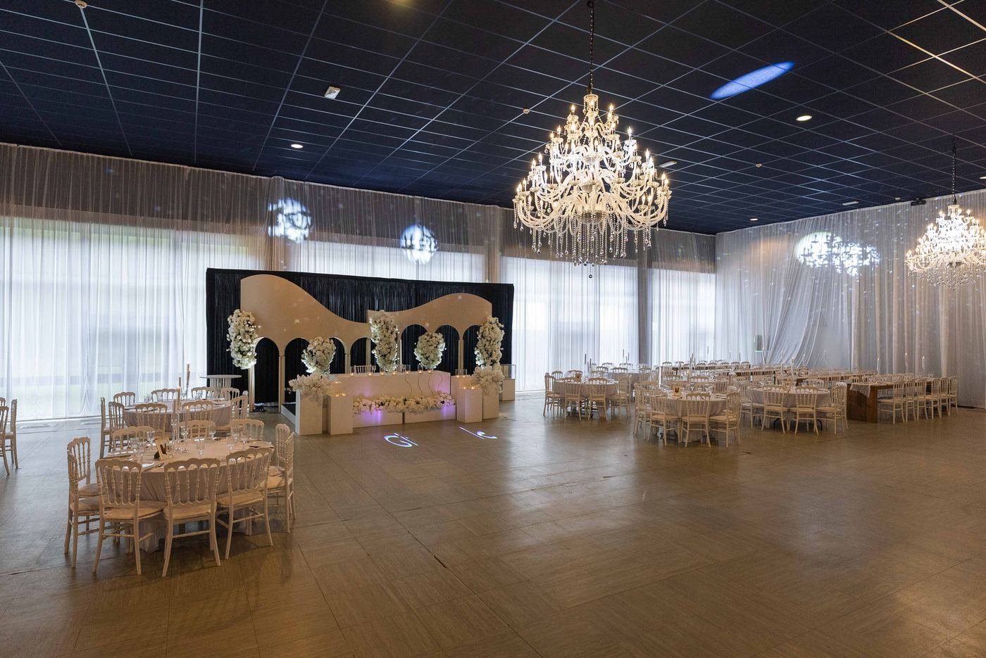 Zaal aangekleed door Royal Decor