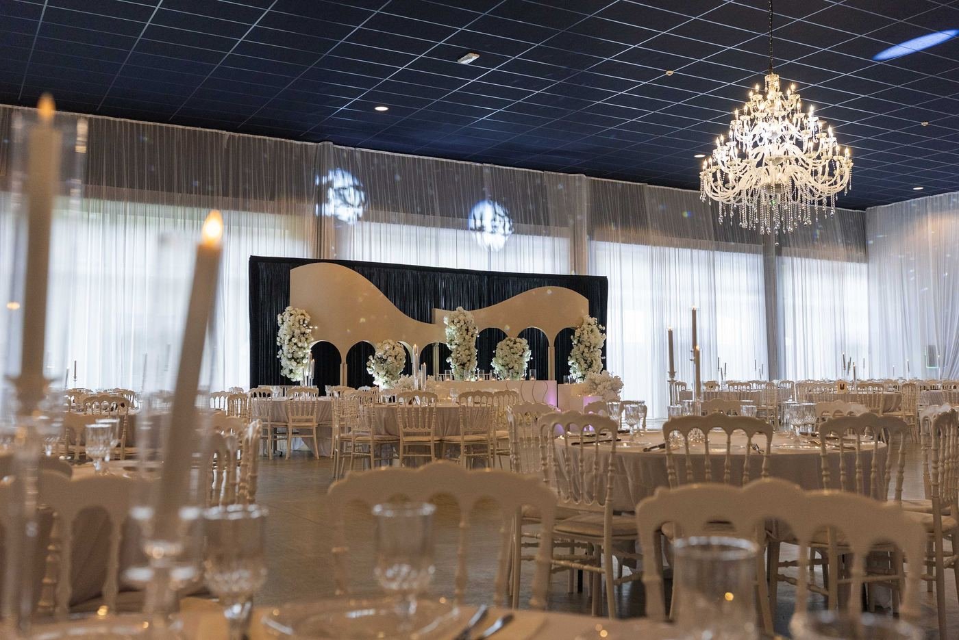 Zaal aangekleed door Royal Decor
