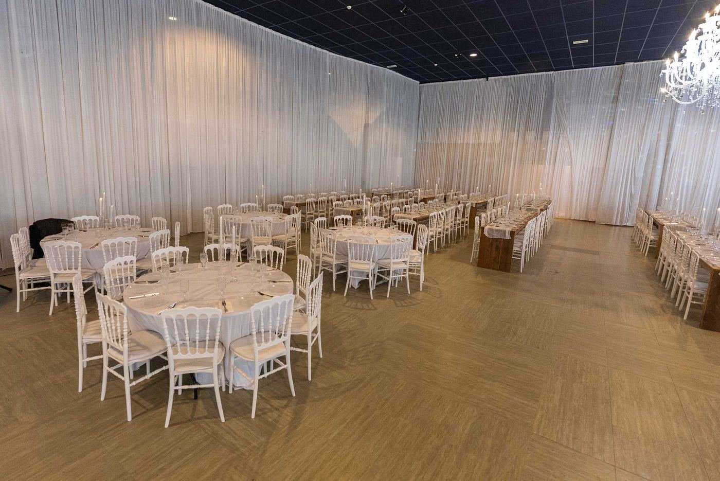 Zaal aangekleed door Royal Decor