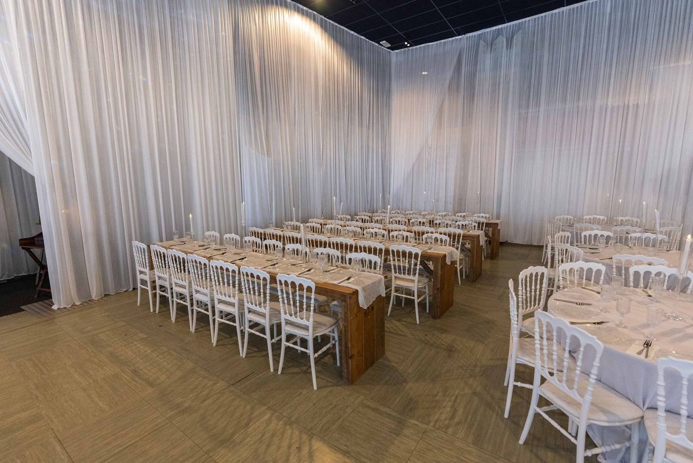Zaal aangekleed door Royal Decor
