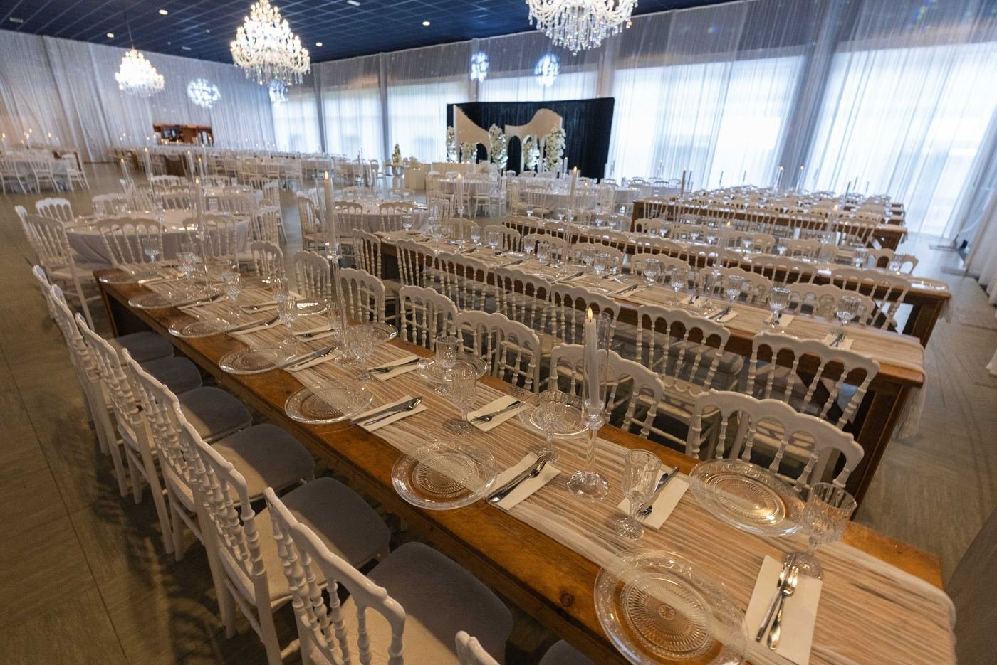 Zaal aangekleed door Royal Decor