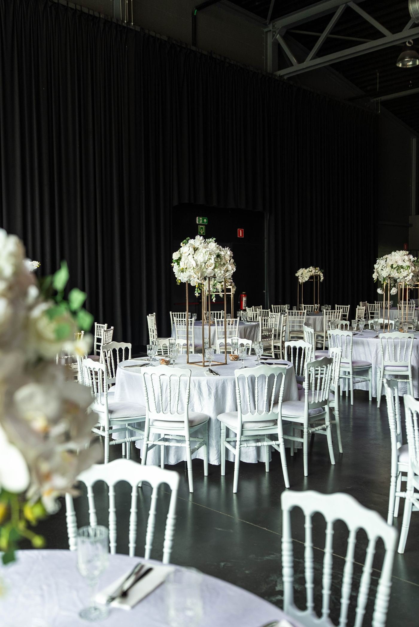 Zaal aangekleed door Royal Decor