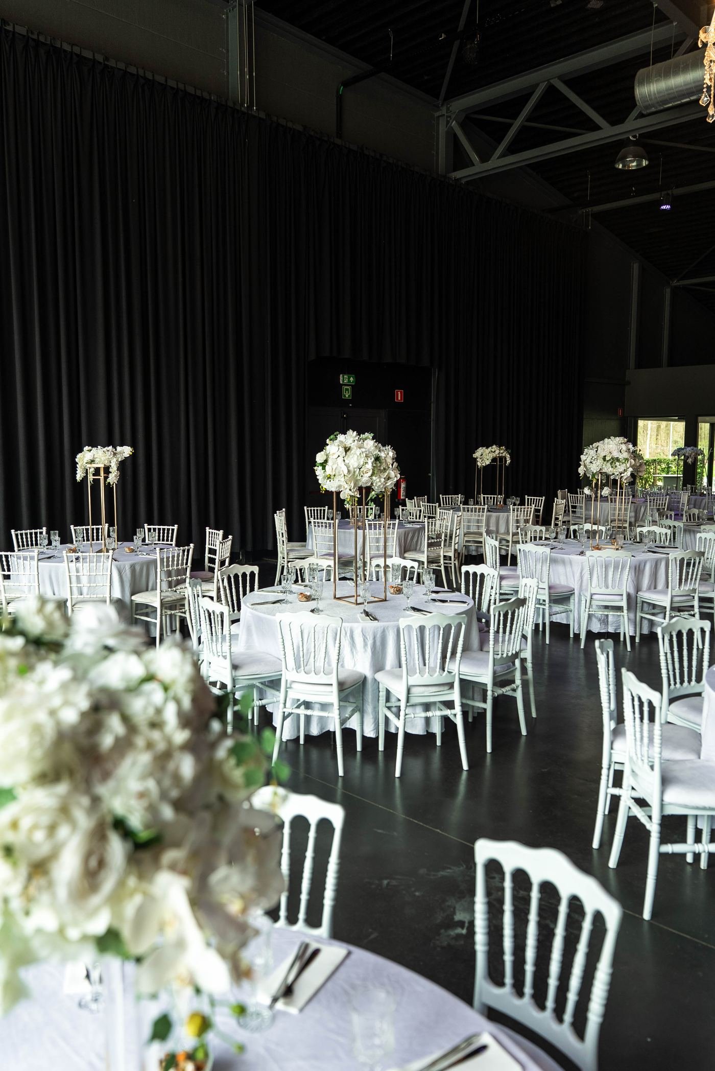 Zaal aangekleed door Royal Decor