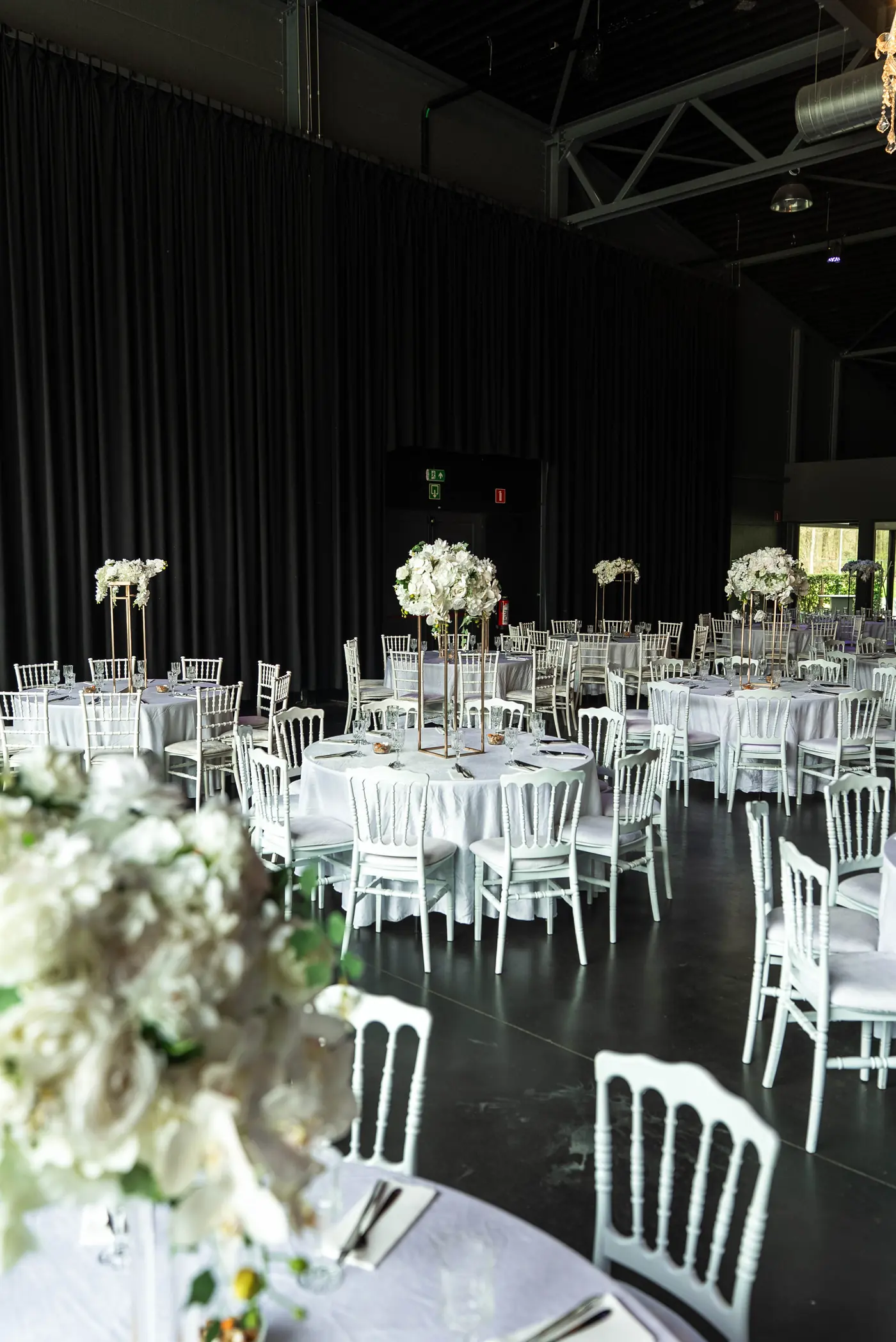 Zaal aangekleed door Royal Decor