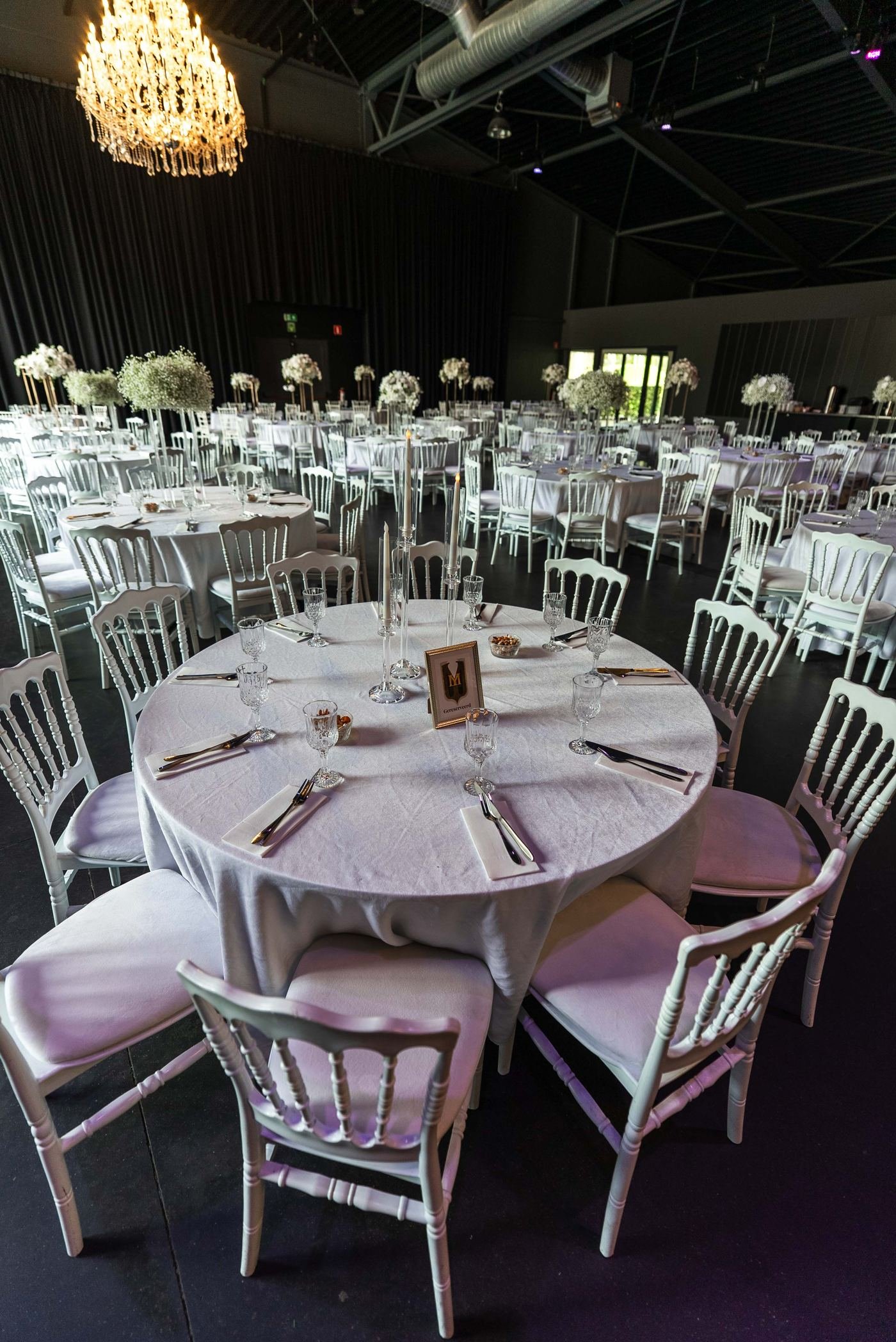 Zaal aangekleed door Royal Decor
