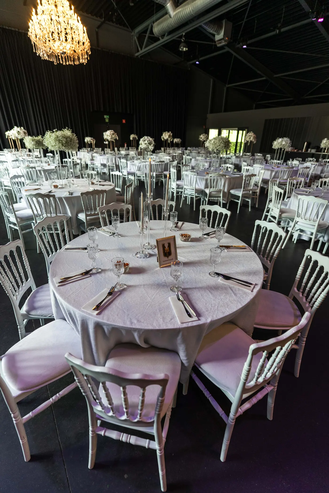 Zaal aangekleed door Royal Decor