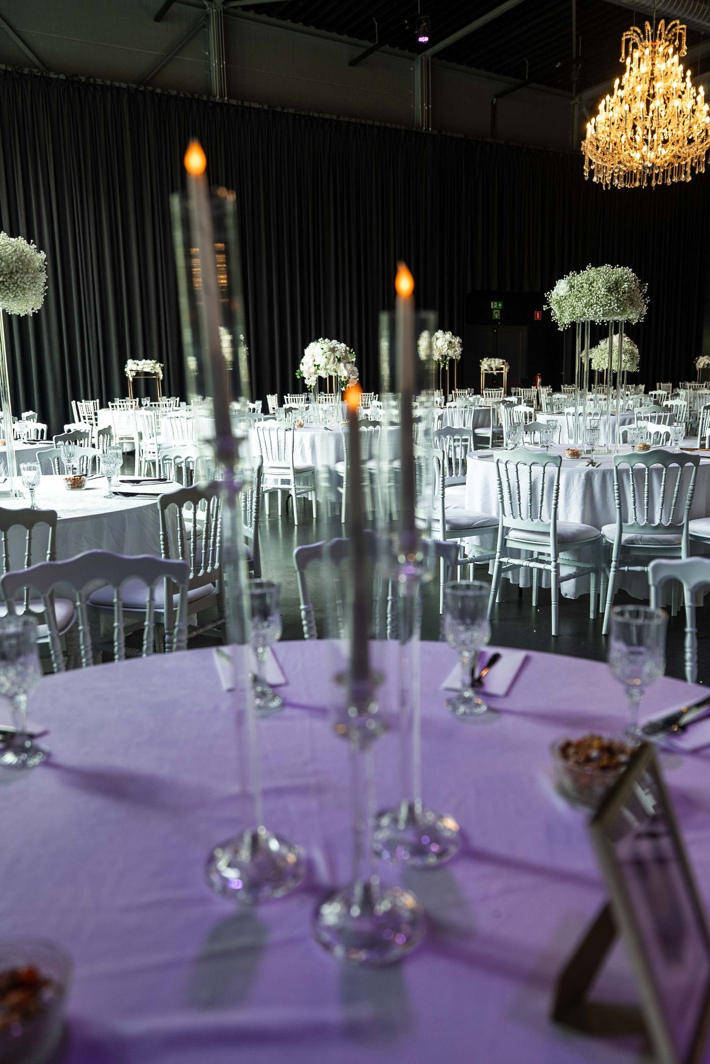 Zaal aangekleed door Royal Decor
