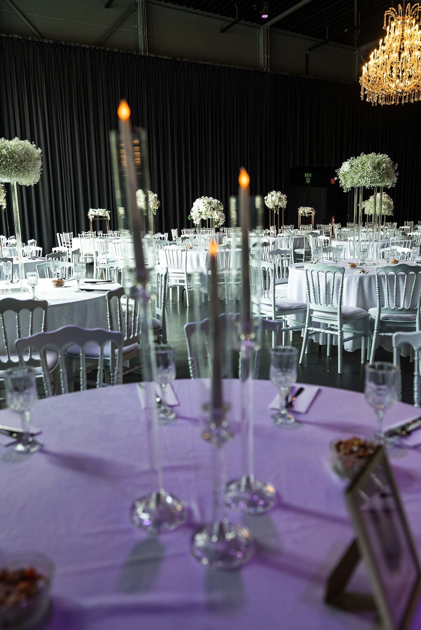 Zaal aangekleed door Royal Decor