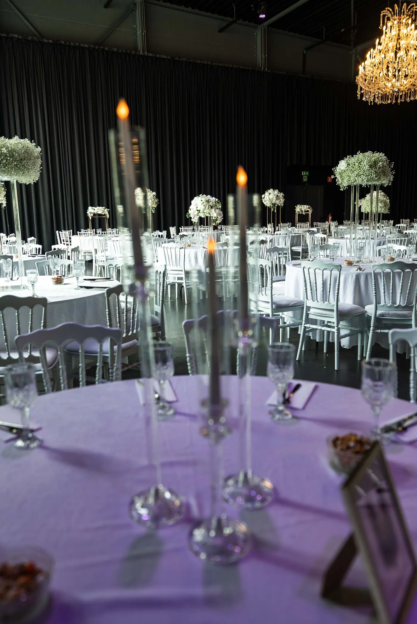 Zaal aangekleed door Royal Decor