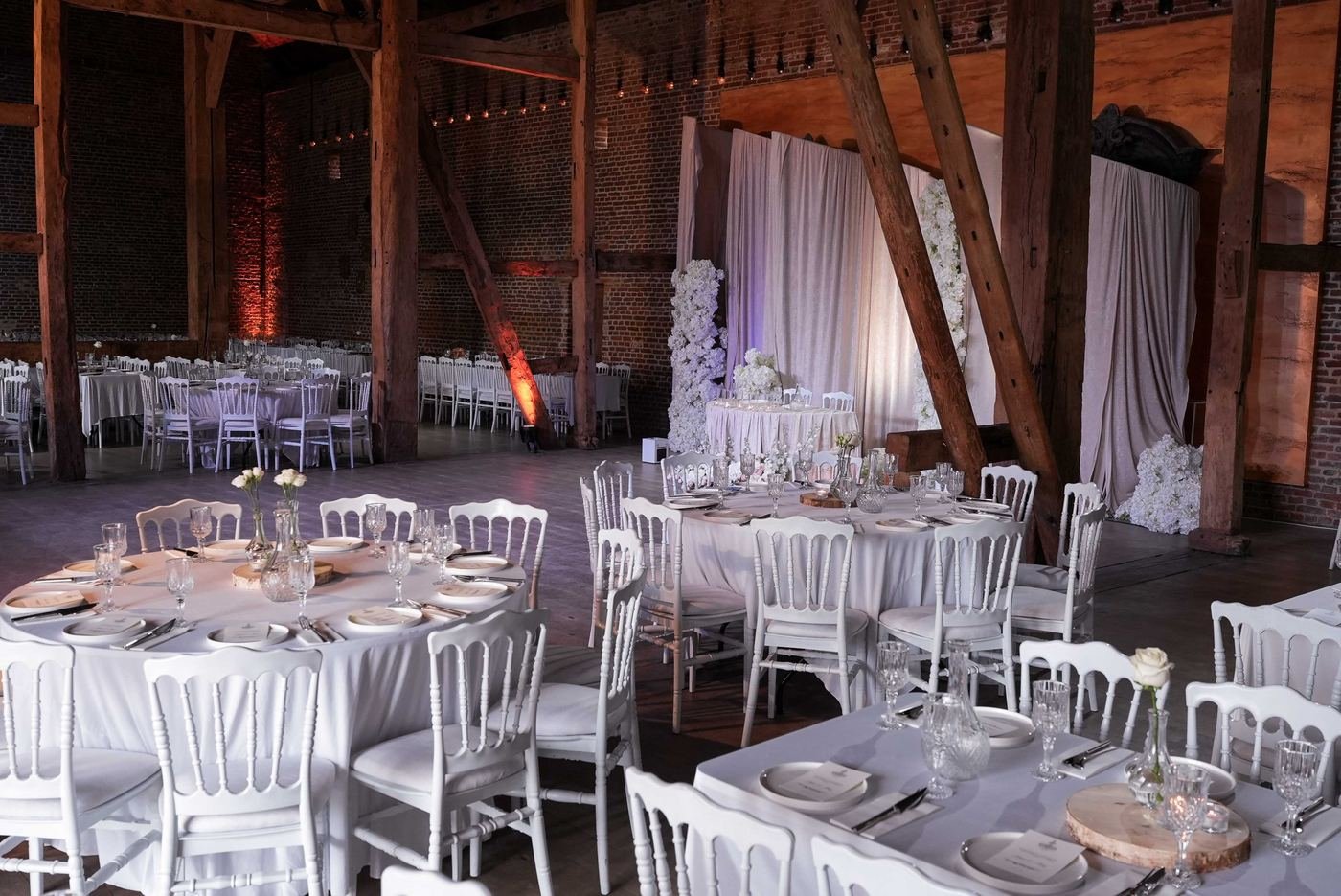 Zaal aangekleed door Royal Decor
