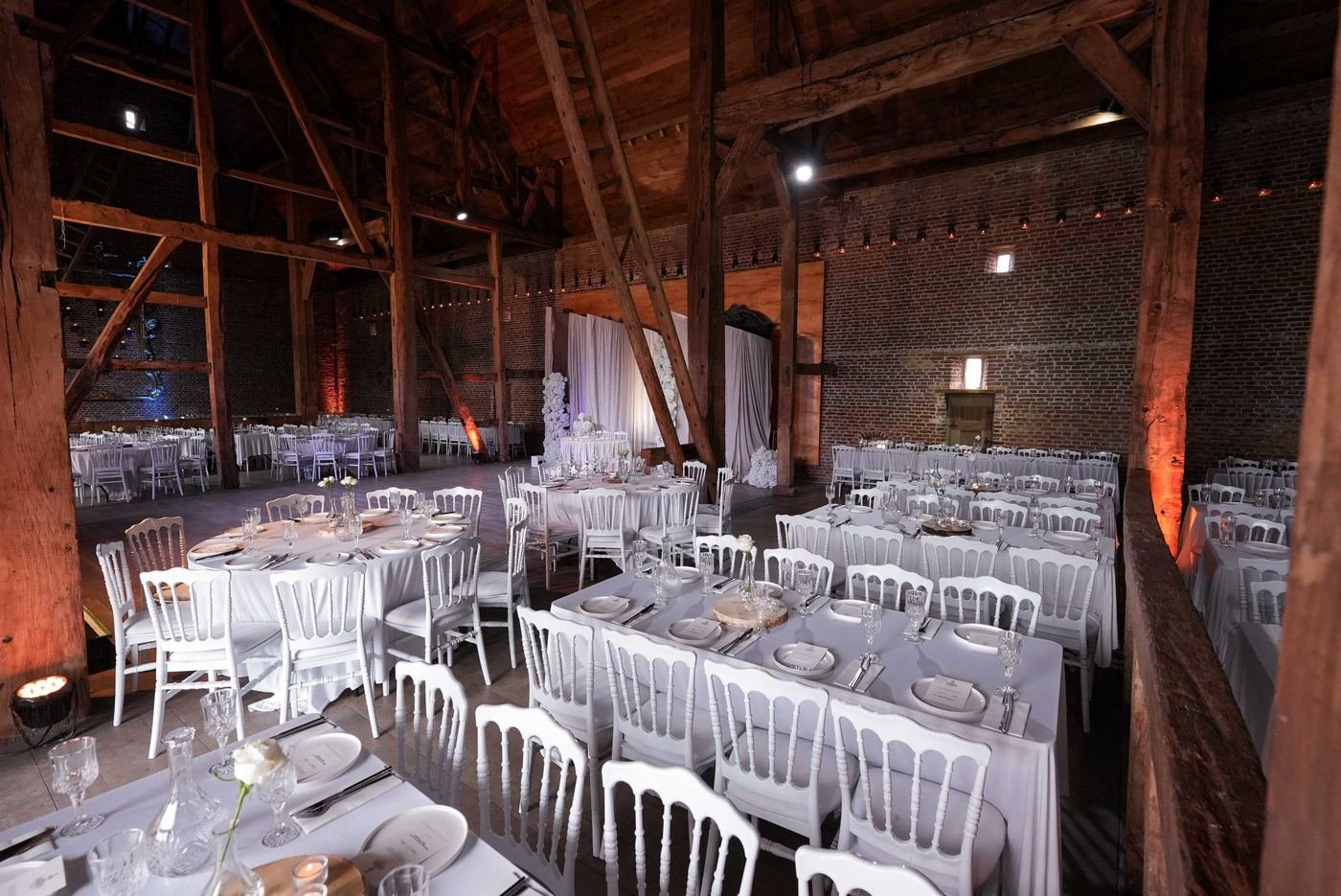 Zaal aangekleed door Royal Decor