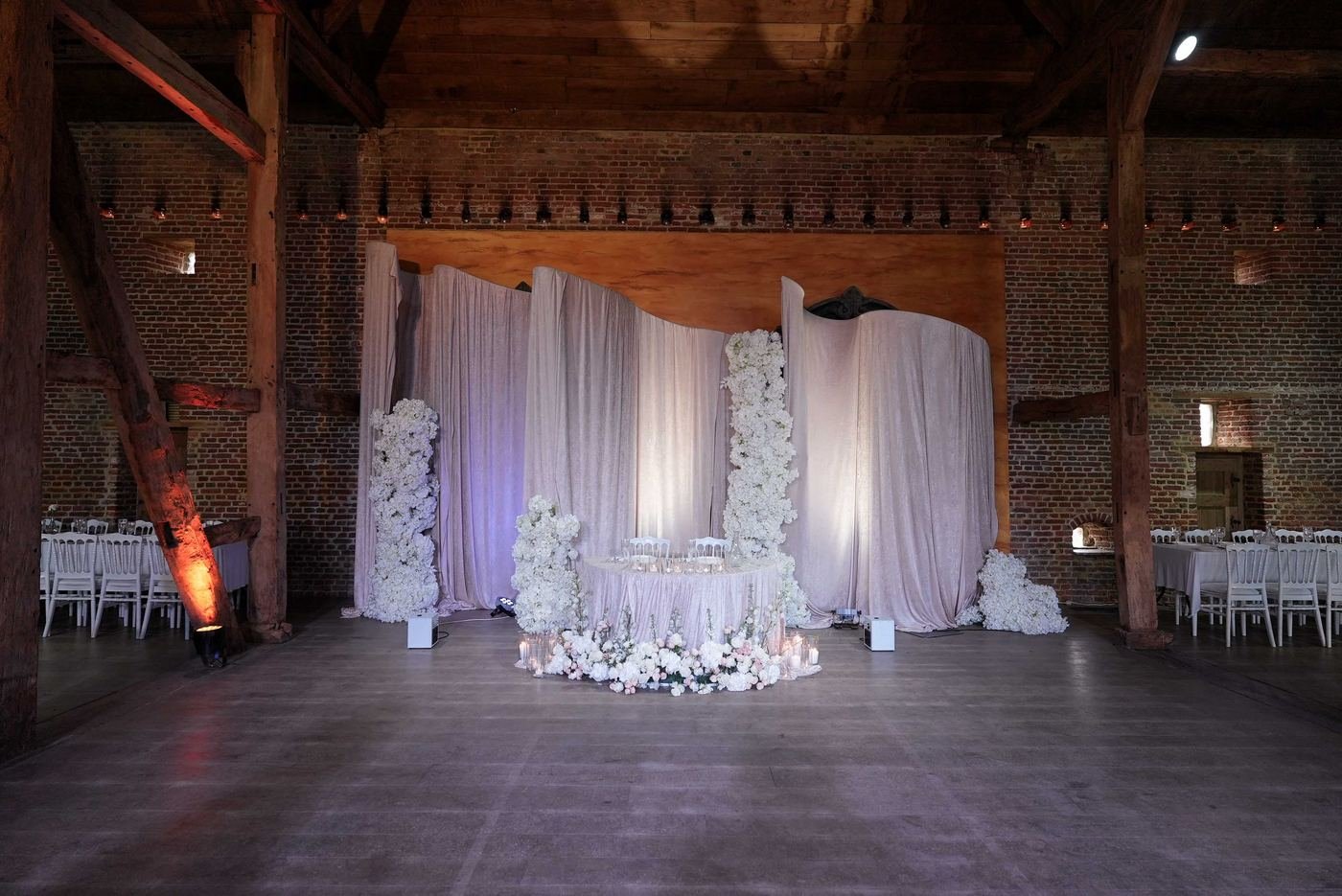 Zaal aangekleed door Royal Decor