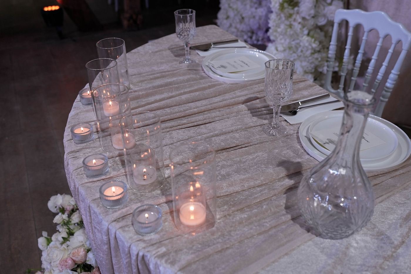 Zaal aangekleed door Royal Decor
