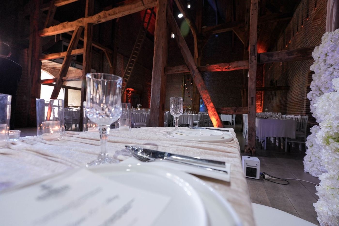 Zaal aangekleed door Royal Decor