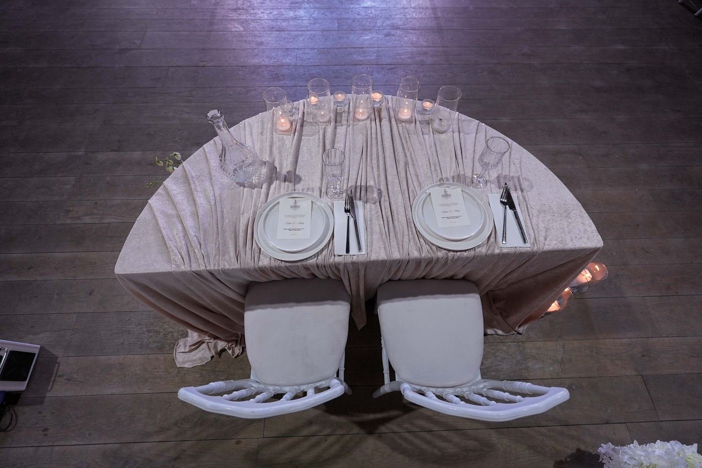 Zaal aangekleed door Royal Decor
