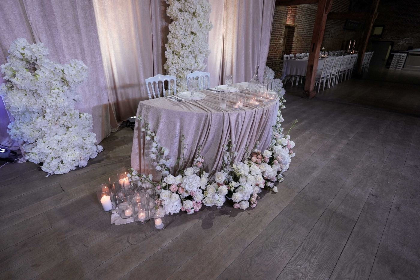 Zaal aangekleed door Royal Decor