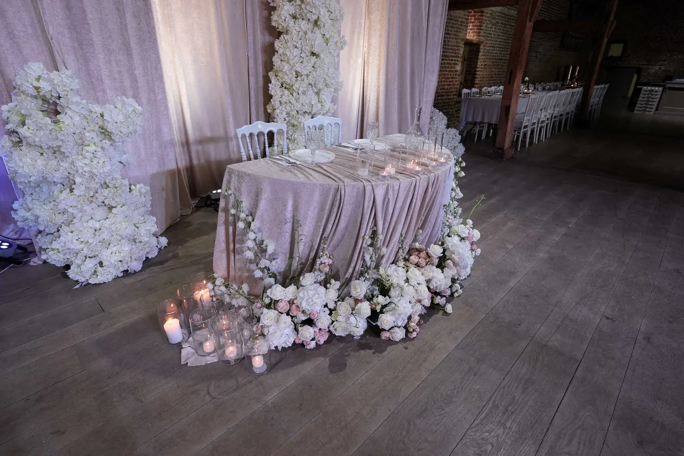 Zaal aangekleed door Royal Decor