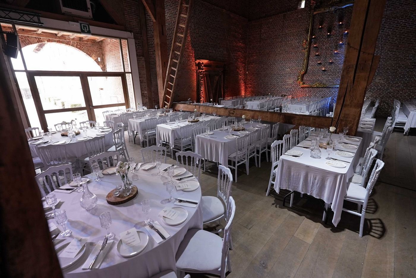 Zaal aangekleed door Royal Decor