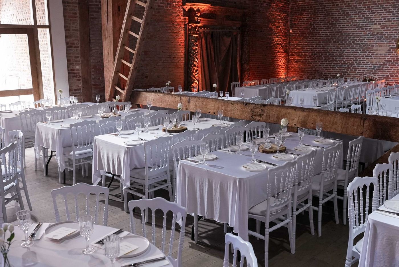 Zaal aangekleed door Royal Decor