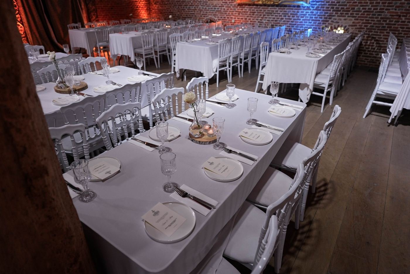 Zaal aangekleed door Royal Decor