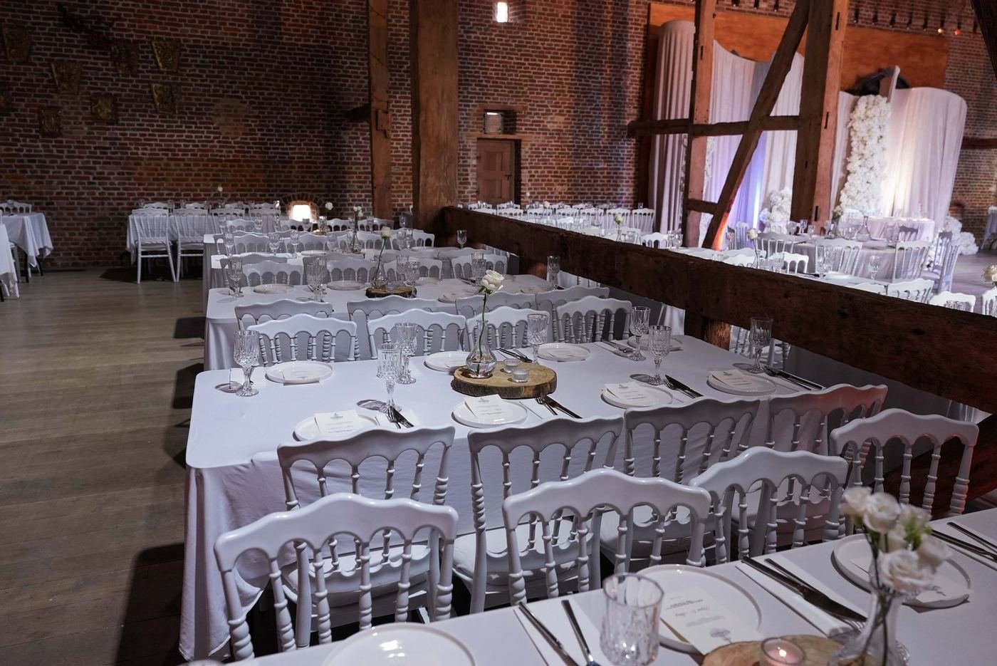Zaal aangekleed door Royal Decor