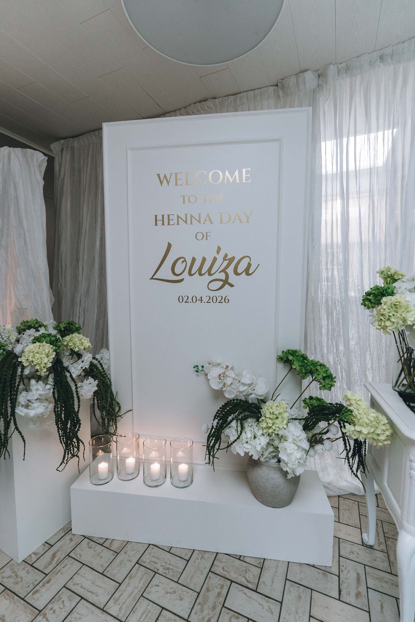 Zaal aangekleed door Royal Decor