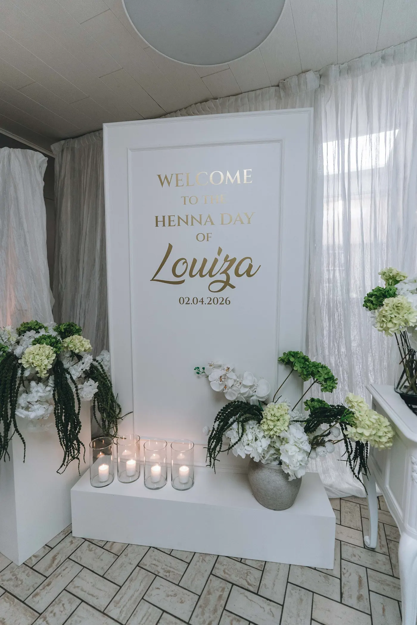 Zaal aangekleed door Royal Decor